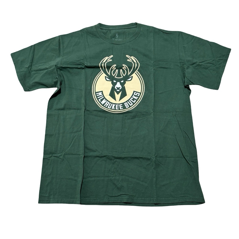 Fanatics x Milwaukee Bucks Men's Graphic T Shirt Size XL 22.5 x 28